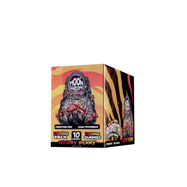 Cherry Berry Moon Shrooms 7500mg Pouch / 10ct / 750mg MSRP: $35.99